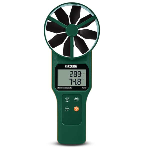 Extech AN300 Large Vane CFM/CMM Thermo-Anemometer