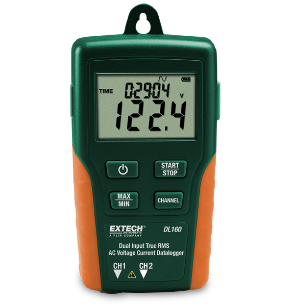 Extech DL160 Dual Input True RMS AC Voltage/Current Datalogger