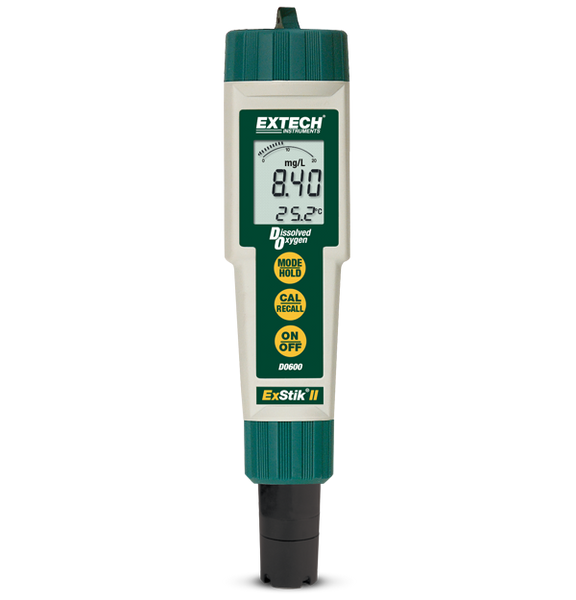 Extech DO600 Waterproof ExStik II Dissolved Oxygen Meter