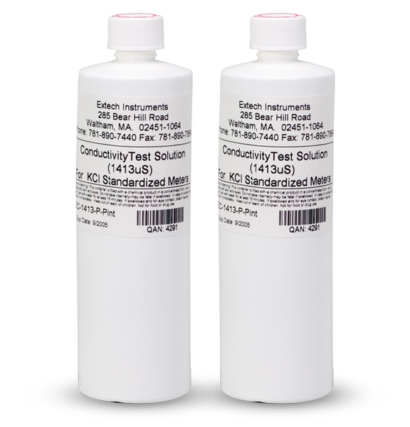 Extech EC-1413-P 1413 S Conductivity Standard (2 Bottles)