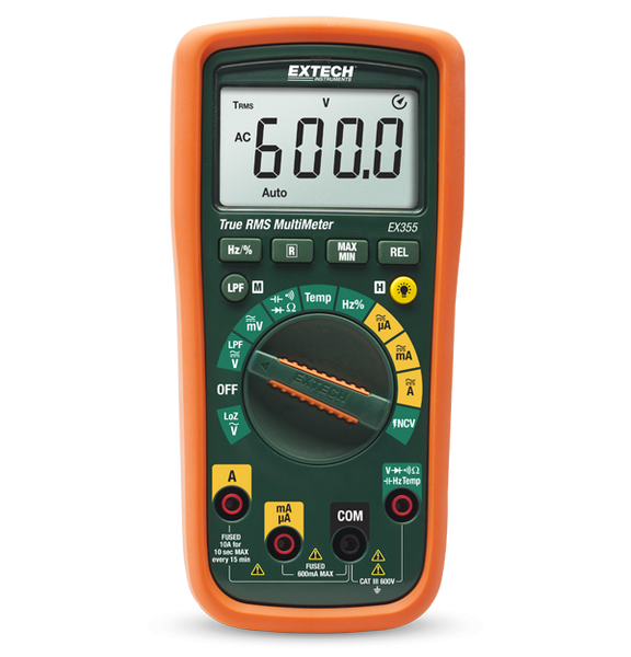 Extech EX355 Function True RMS Multimeter + NCV