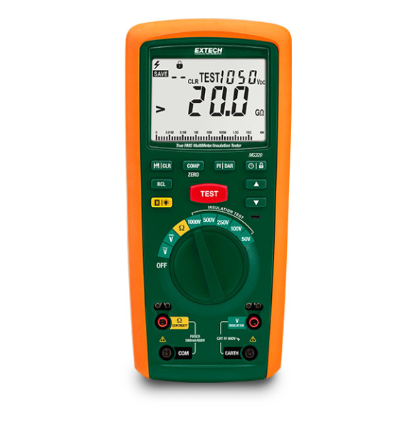 Extech MG320 CAT IV Insulation Tester/True RMS MultiMeter