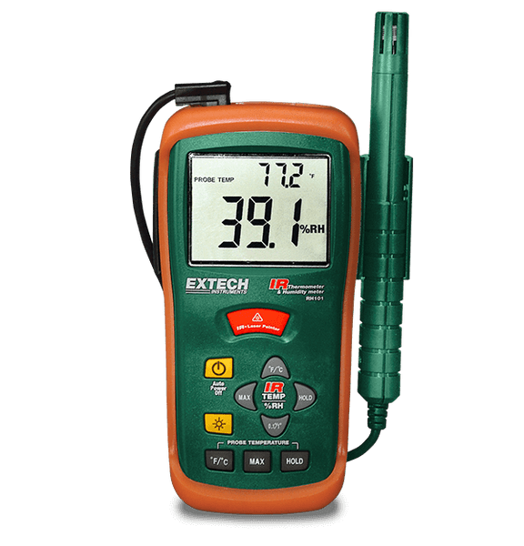 Extech RH101 Hygro-Thermometer + InfraRed Thermometer