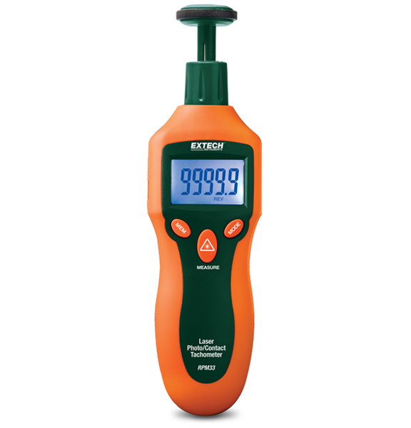 Extech RPM33 Combination Contact/Laser Photo Tachometer