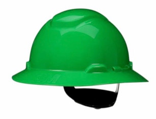 3M H-804SFR-UV SecureFit Full Brim Green Hard Hat