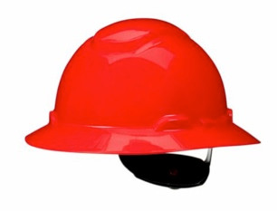 3M H-805SFR-UV SecureFit Full Brim Red Hard Hat