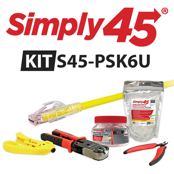 Simply45 S45-PSK6U ProSeries Cat6/6A UTP Starter Kit