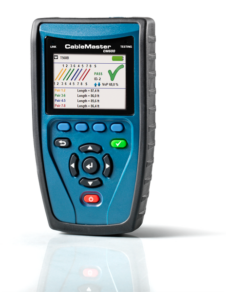 Softing 226520 CableMaster 800 Professional Cabling Tester and Network Diagnostic Tool
