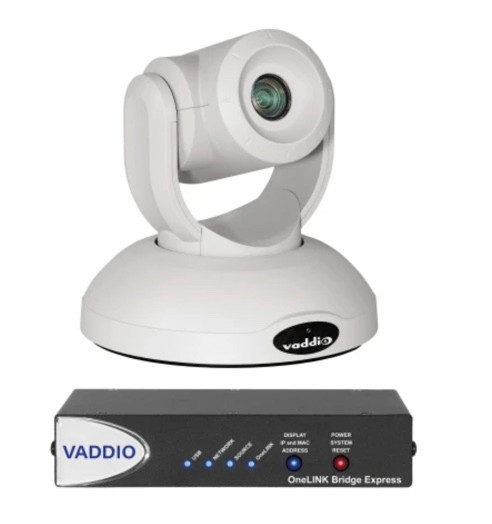 Vaddio 999-9952-270W RoboSHOT 40 UHD OneLINK Bridge Express System