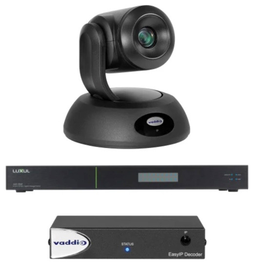 Vaddio 999-30232-000 EasyIP 20 Base Kit with Professional IP PTZ Camera