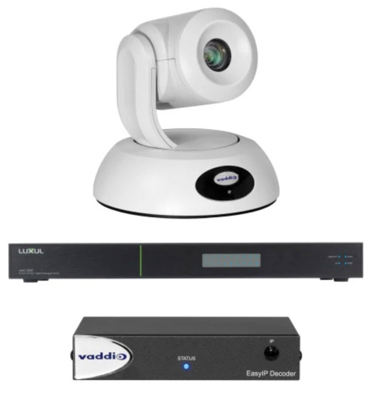 Vaddio 999-30232-000W EasyIP 20 Base Kit with Professional IP PTZ Camera