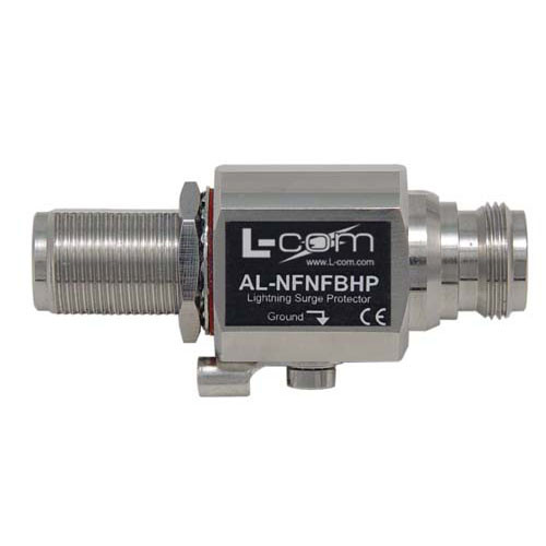 L-Com AL-NFNFBHP-9 N-Female to N-Female Bulkhead 0-3 GHz 90V High Performance Lightning Protector