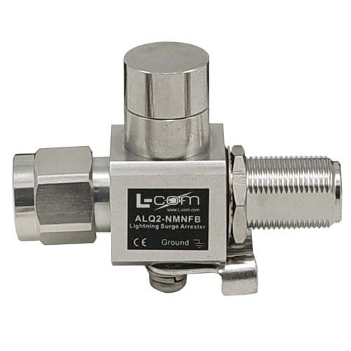 L-Com ALQ2-NMNFB N-Male to N-Female Bulkhead 2.3 - 2.7 GHz 1/4 Wave Protector