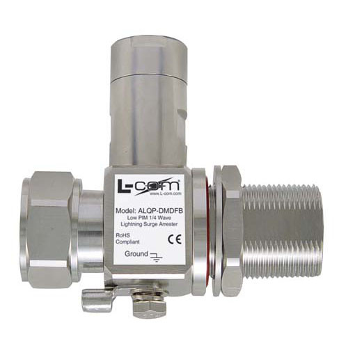 L-Com ALQP-DMDFB Low PIM 7/16 DIN Male to 7/16 DIN Female Bulkhead 1/4 Wave Protector