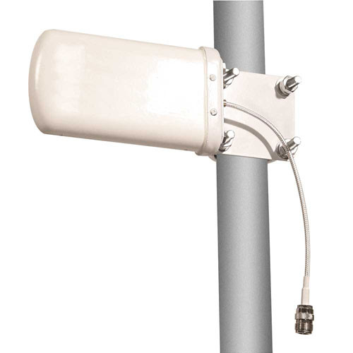 L-Com HG2458-08LP-NF 2.4 GHz to 5.8 GHz Ultra-Wideband 8 dBi Log Periodic WiFi Antenna