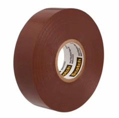 3M Brown Scotch Vinyl Color Coding Electrical Tape