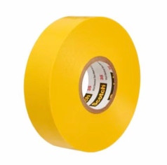 3M Yellow Scotch Vinyl Color Coding Electrical Tape