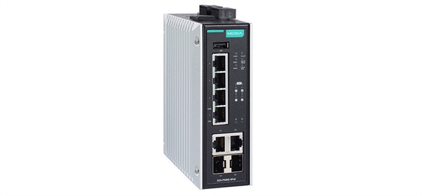 Moxa EDS-P506E-4PoE-2GTXSFP Managed Ethernet PoE Switch