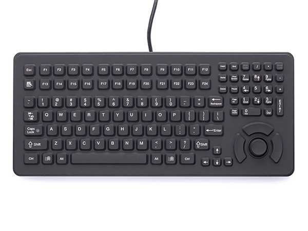 iKey DU-5K-FSR-IS Desktop Keyboard w/ Integrated Force Sensing Resistor Plastic Housing