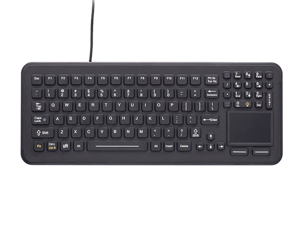 iKey SB-97-TP-USB SkinnyBoard Sealed Keyboard with Touchpad