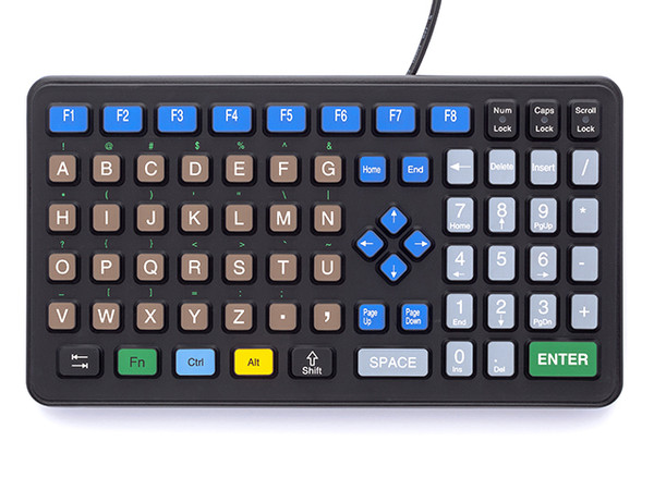 iKey DP-72-USB Small Footprint with Oversized Keys