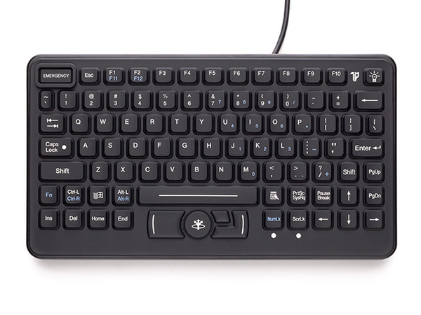 iKey SL-86-911-FSR-PS2 Mountable Keyboard with Touchpad