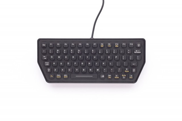 iKey SLK-77-M-USB SlimKey Compact Mobile Backlit Industrial Keyboard