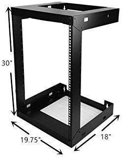 SES 15U Open Frame 19" Wall Mount Rack