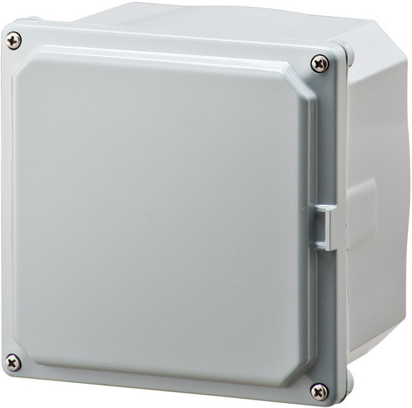 Integra H6064S 6" x 6" x 4" Traditional High Impact Polycarbonate Hinged Enclosure
