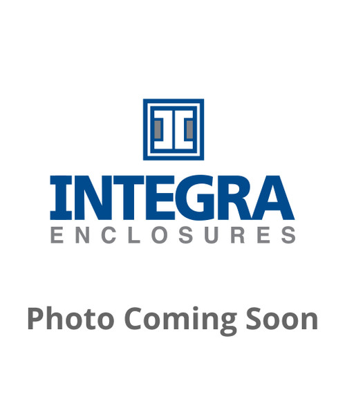 Integra H10082SC 10" x 8" x 2" Traditional High Impact Polycarbonate Hinged Enclosure