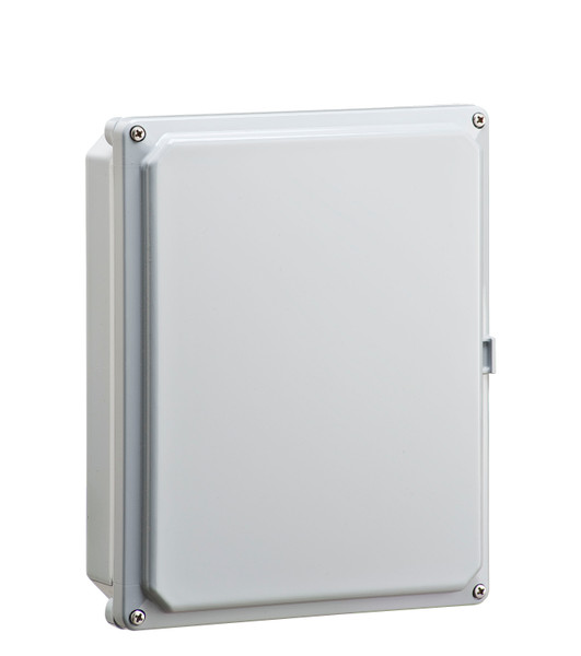 Integra H10084S 10" x 8" x 4" Traditional High Impact Polycarbonate Hinged Enclosure