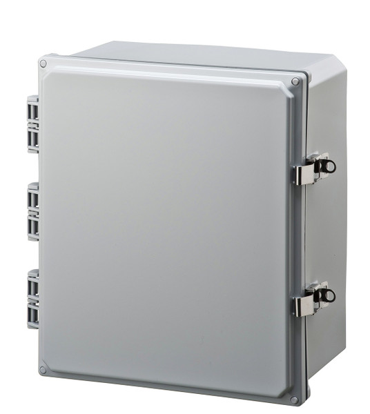 Integra H141206HLL 14" x 12" x 6" Traditional High Impact Polycarbonate Hinged Enclosure