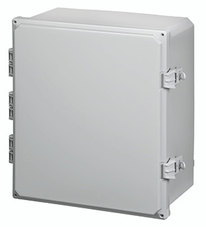 Integra H161407H 16" x 14" x 7" Traditional High Impact Polycarbonate Hinged Enclosure