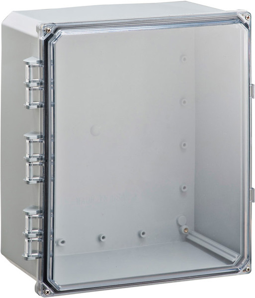Integra H161407HCF 16" x 14" x 7" Traditional High Impact Polycarbonate Hinged Enclosure