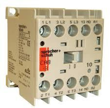 Sprecher & Schuh CA8-12-10-208 Non-Reversing, Three Pole Contactor with AC Coil