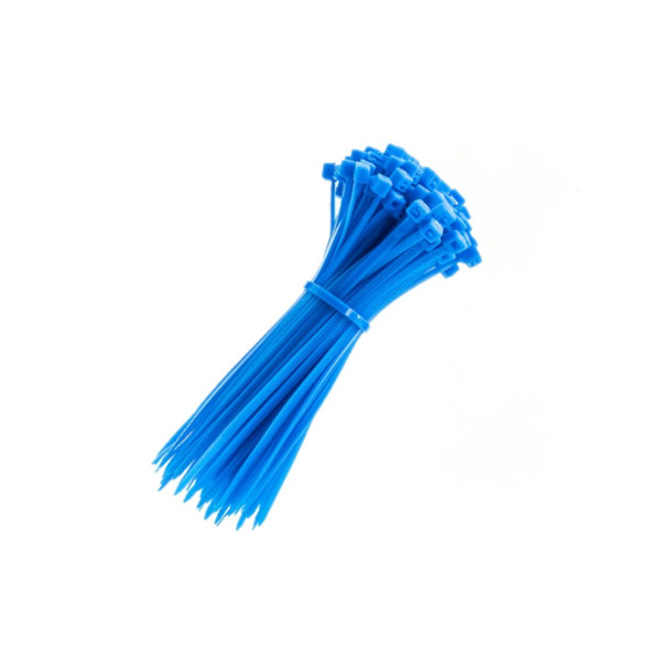 Kable Kontrol CT262CL-BLUE 11" Blue Nylon Cable Ties, 100 Pack
