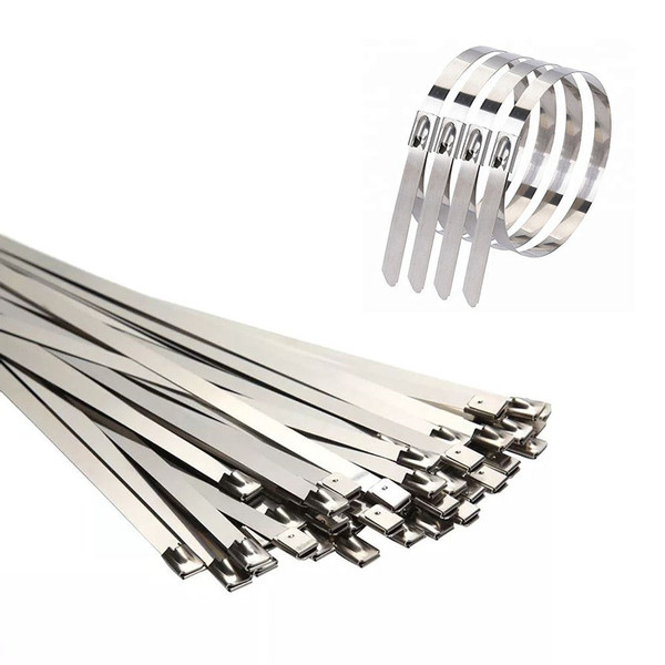 Kable Kontrol SSCT-485-27 27" Stainless Steel Cable Ties, 50 Pack