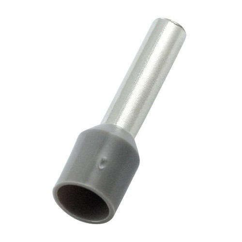 Morris 12716 20 AWG Gray Nylon Insulated Ferrules, 100 Pack