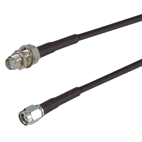 L-Com CA-RSPRSJBCN19 RP-SMA Plug to RP-SMA Jack Bulkhead
