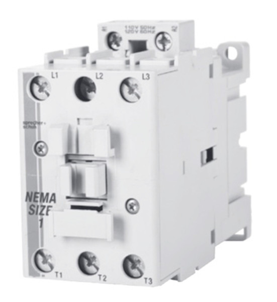 Sprecher & Schuh CAN7-37-10-24Z Non-Reversing, Three Pole NEMA Labeled Contactor
