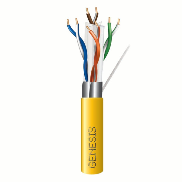 Southwire Genesis 51931102 23/4PR Cat6A Yellow 1000Ft. Pull Box