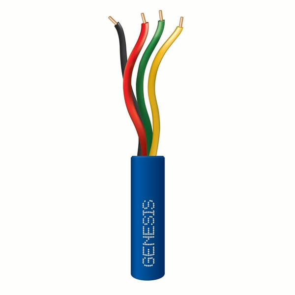 Southwire Genesis 21035806 22/4 Solid Blue 500Ft Speed Bag Wire