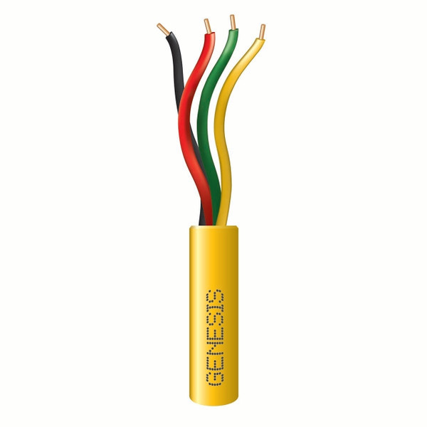Southwire Genesis 21035802 22/4 Solid Yellow 500Ft Speed Bag Wire