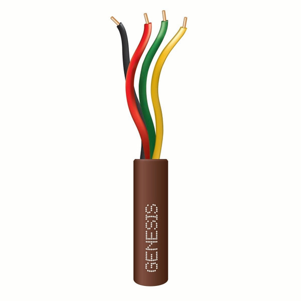 Southwire Genesis 21031107 22/4 Solid Brown 1000Ft Pull Box