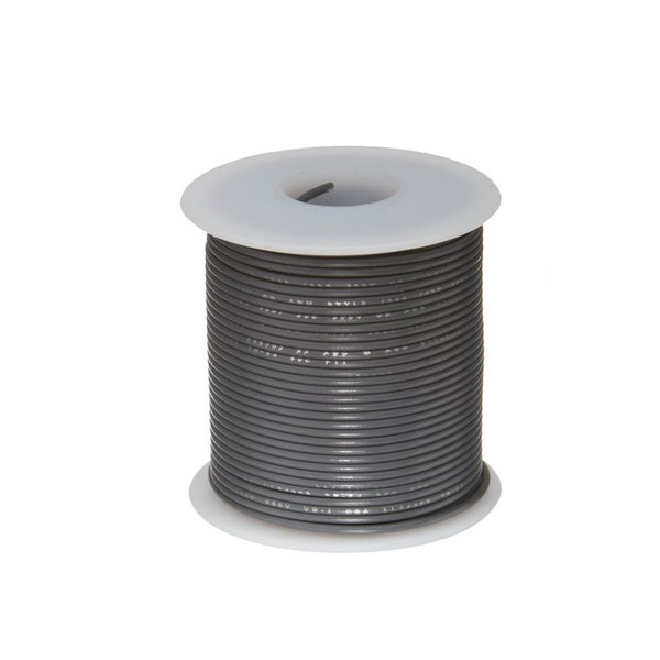 Philmore 78-22048 Grey 20 AWG Stranded Hook-Up Wire 100Ft