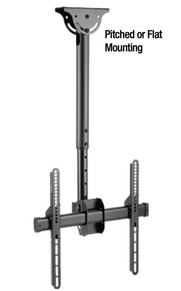 Telpix MM-PLB-944-CS-BK Heavy Duty Flat Panel Ceiling Mount