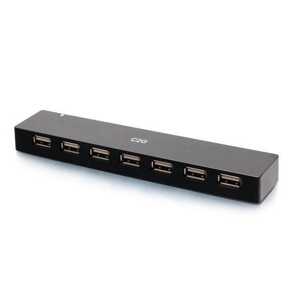 C2G C2G54464 7-Port USB-A Hub with 5V 3A Power Supply