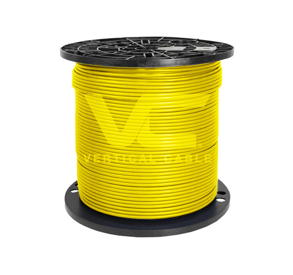 Vertical Cable 176-345/A/P/YL Cat6A Plenum 550MHz 1000Ft Spool Yellow
