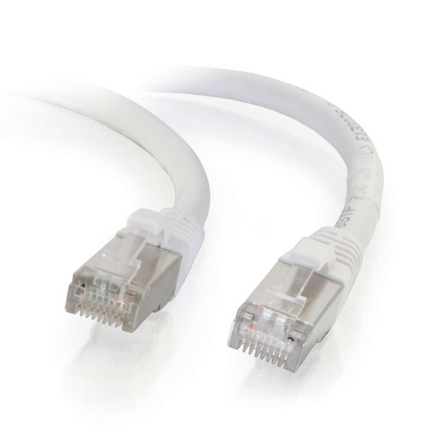C2G CG00914 1Ft. Cat6 Snagless Shielded (STP) Ethernet Network Patch Cable - White