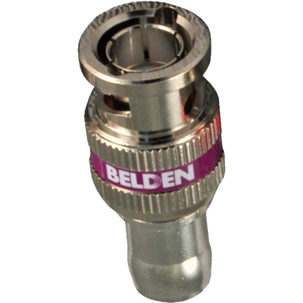 Belden 179DTBHD1 6 GHz Ultra-Miniature Cable BNC Connector, 50 Pack